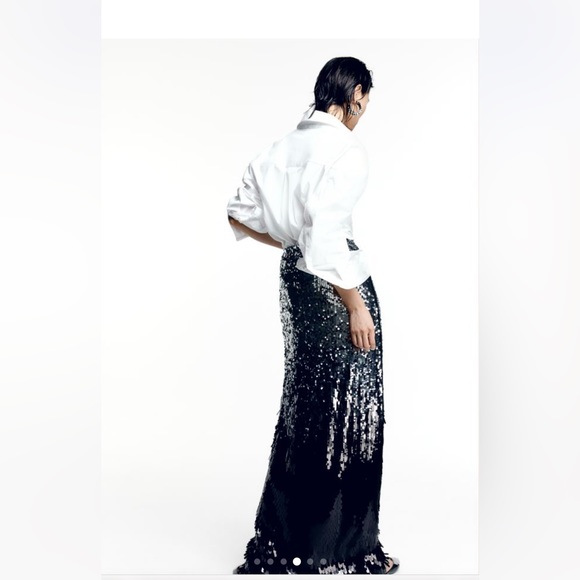 H&M Sequined Maxi Skirt - Picture 5 of 8